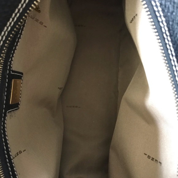 Fendi Studded Black Wicker Baguette - Picture 5 of 7